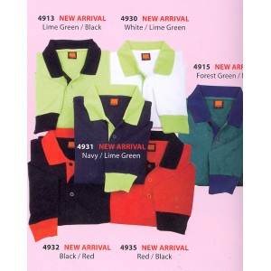 Trendz Long-Sleeve Honeycomb Polo